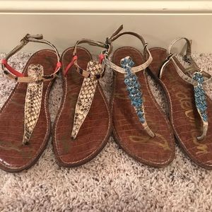 2 pairs of Sam Edelman sandals